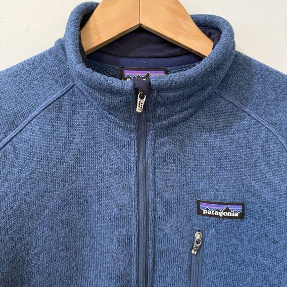 Patagonia Better Sweater Fleece Pullover Men Small Blue 1/4 Zip Jacket Sporty - Picture 7 of 9